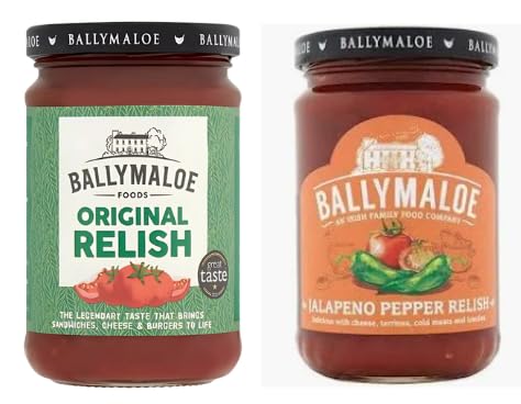 Ballymaloe Original Relish and Jalapeno Pepper Relish, Irish Family Food Company