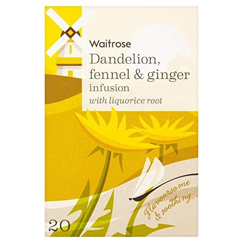 Waitrose Love Life Dandelion, Fennel & Ginger Infusion Tea 20 per Pack