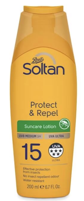 Soltan Protect & Repel Lotion SPF15 200ml