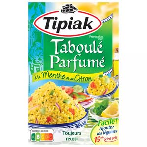 Tipiak Taboulé Parfumé à la Menthe et au Citron, 500g