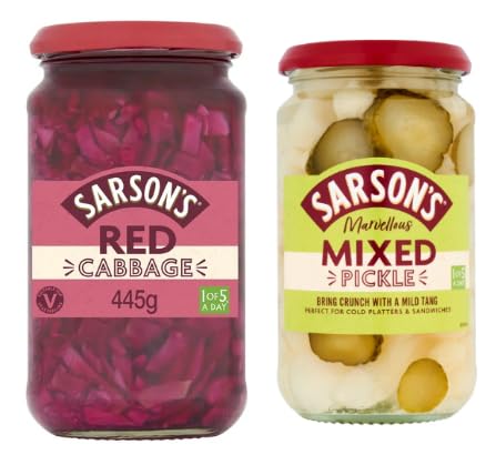 Sarson's Red Cabbage and Marvellous Mixed Pickle Bundle