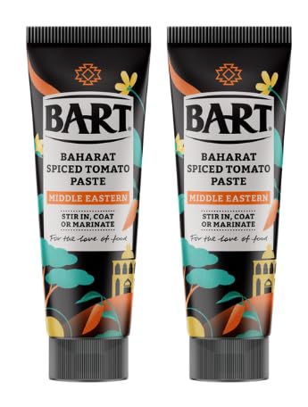 BART Baharat Spiced Tomato Paste, Middle Eastern, Stir in, Coat or Marinate, Pack of 2