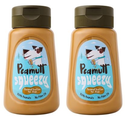 Peamutt Squeezy Peanut Butter for Dogs, Pack of 2