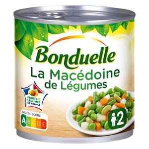 Bonduelle Macedonian Vegetables Tin 400g  (1/2)(265g)