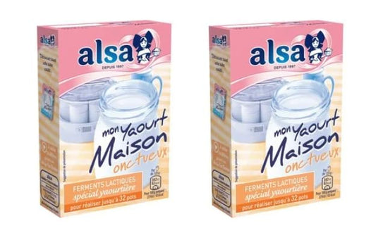 Alsa Smooth Homemade Yogurt Mix, Pack of 2