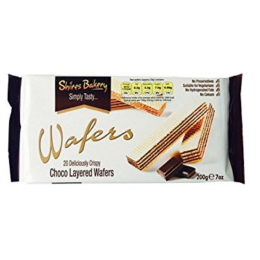Shires Chocolate Layered Wafers, 200g