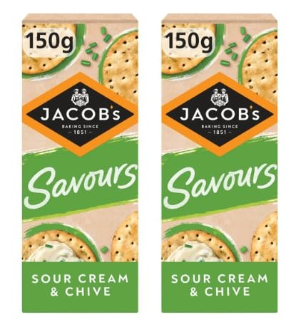 Jacob's Savours Sour Cream & Chive Crackers