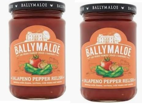Ballymaloe Jalapeno Pepper Relish, Irish Family Food Company - (Pack of 2)