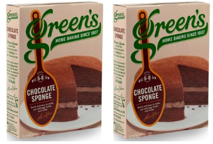 Green's Chocolate Sponge Cake Mix, Home Baking Since 1907 - (Pack of 2)