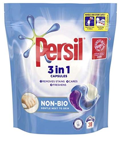 Persil Ultimate Non Bio Powercaps Laundry Detergent Capsules 38 Washes 1.026kg