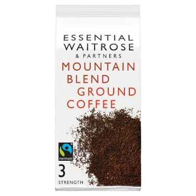 Waitrose Essential Fairtrade Mountain Blend Ground Coffee, 227g
