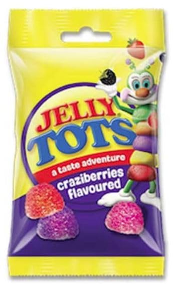 Beacon Jelly Tots Craziberries Flavoured Jelly Sweets, 100g