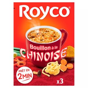 Royco Bouillon à la Chinoise,Minute Soup Chinese Style Bouillon 3x20cl