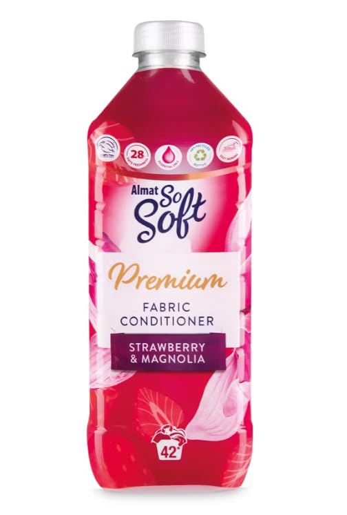Almat So Soft Premium Fabric Conditioner Strawberry & Magnolia 1.05L (Pack of 2)