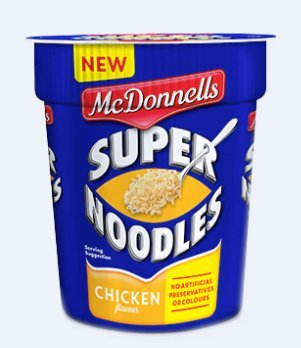 McDonnells Super Noodles Tender Roast Chicken Flavour 65g