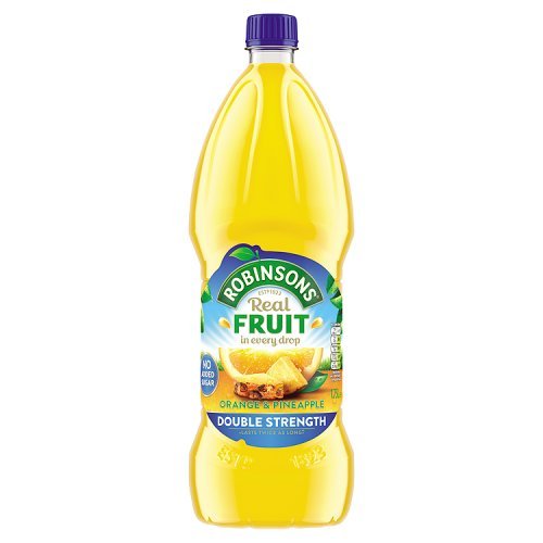 Britvic Soft Drinks Robinsons Double Concentrate Orange and PineApple Juice 1.75l