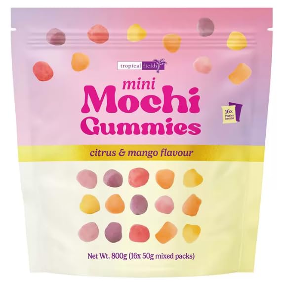 Tropical Fields 16 Mini Mochi Gummies, 800g