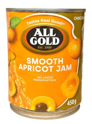 All Gold Smooth Apricot Jam, No Added Preservatives, 450g