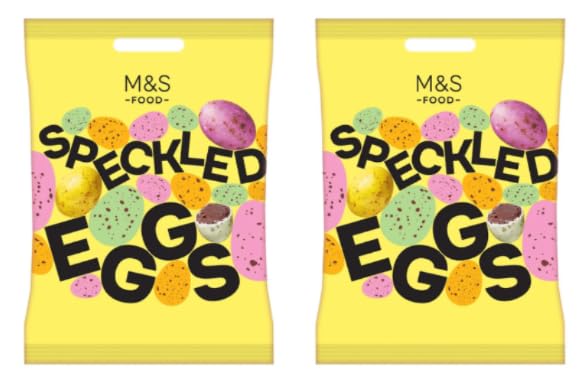M&S Speckled Eggs, Chocolate Candy, Colorful Easter Treat