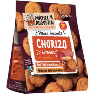 Michel & Augustin Petits Biscuits Chorizo d'Espagne with Paprika