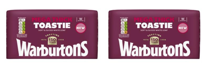 Warburtons Mega Thick Toastie Soft & Sliced White Loaf