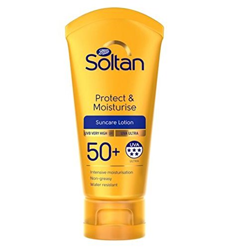 Soltan Protect & Moisturise Mini Sun Lotion - SPF50+, 50ml