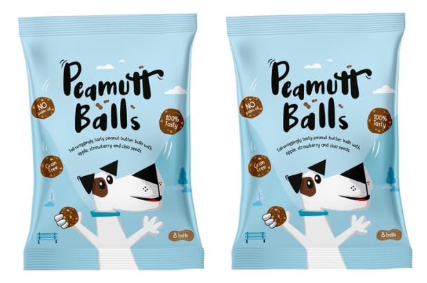 Peamutt Balls Peanut Butter Dog Treats - Pack of 2