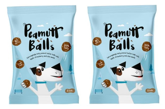 Peamutt Balls Peanut Butter Dog Treats - Pack of 2