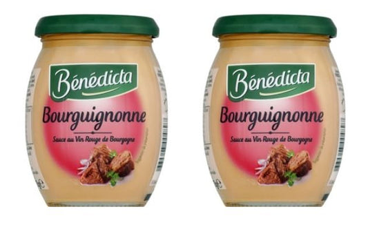 Bénédicta Bourguignonne Sauce au Vin Rouge de Bourgogne, Pack of 2