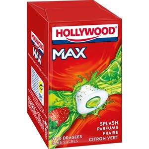 Hollywood Max Sugar-Free Strawberry Lemon Gum