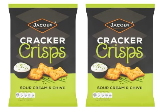 Jacobs Cracker Crisps, Sour Cream & Chive Flavour
