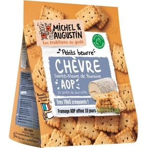Michel & Augustin Petits Beurré Chèvre Crackers, Sainte-Maure de Touraine AOP