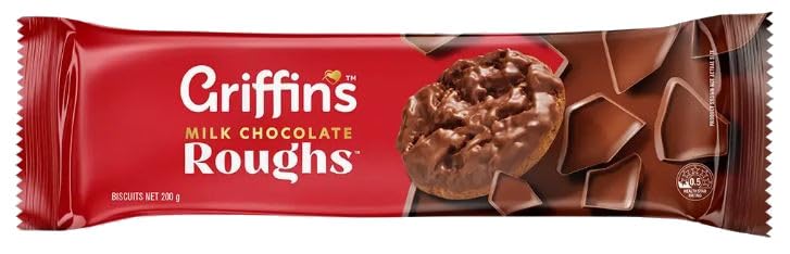 Griffins Milk Chocolate Roughs™ Biscuits, 200g