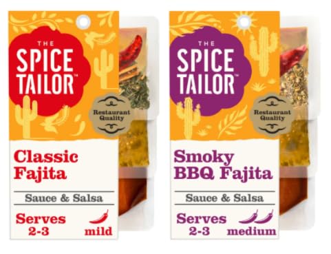 The Spice Tailor Classic Fajita 245g & Smoky BBQ 245g