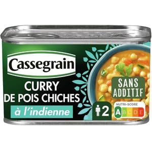 Cassegrain Curry de Pois Chiches à l'indienne 430g