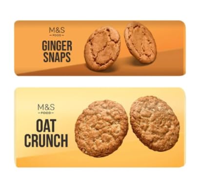 M&S Food Ginger Snaps and Oat Crunch Biscuits, Variety Pack