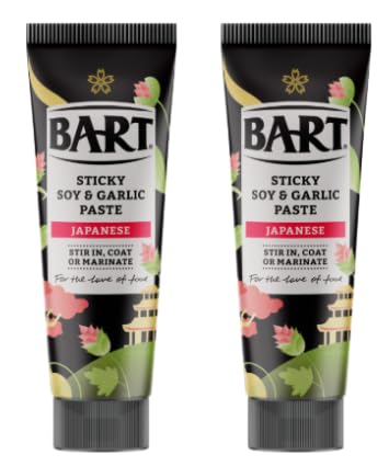 BART Sticky Soy & Garlic Paste, Japanese Style, Stir In, Coat or Marinate, Pack of 2