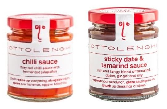 Ottolenghi Chilli Sauce and Sticky Date & Tamarind Sauce, Fiery Red Chilli with Fermented Jalapeños, 2 Jars
