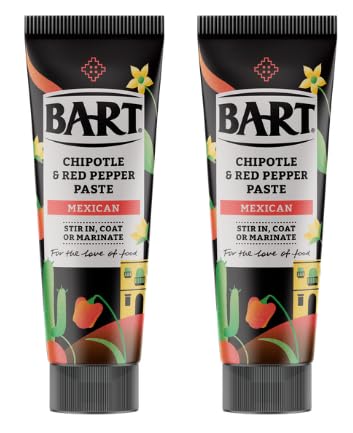 BART Chipotle & Red Pepper Paste, Mexican, Stir in, Coat or Marinate, Pack of 2