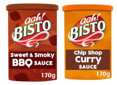 Bisto Bundle -Sweet & Smoky BBQ Sauce & Chip Shop Curry Sauce