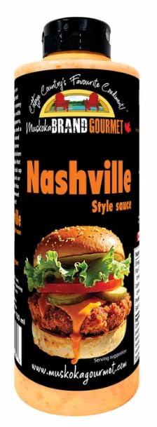 Muskoka BRAND GOURMET Nashville Style Sauce, Condiment for Burgers