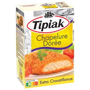 Tipiak Chapelure Dorée, Golden Breadcrumbs, Extra Croustillance, Crispy Coating