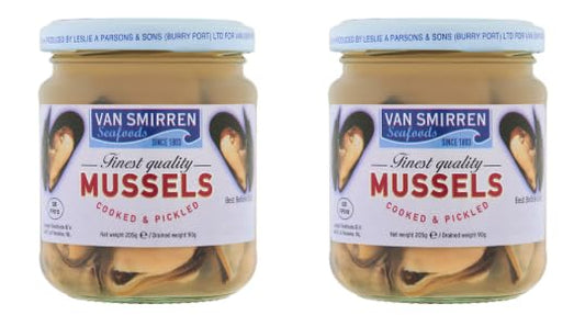 Van Smirren Finest Quality Mussels, Pack of 2