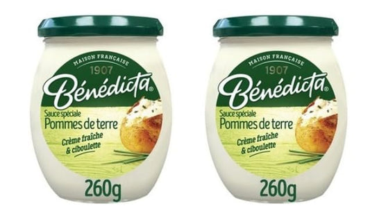 Bénédicta Sauce Spéciale Pommes de Terre, Crème Fraîche & Ciboulette - Pack of 2