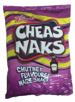 Willards Cheas Naks Chutney Flavoured Maize Snack, 135g