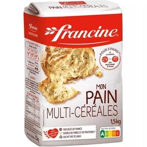 Francine Mon Pain Multi-Céréales Flour, Source of Fibre and Protein, 1.5kg