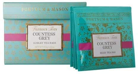 Fortnum & Mason Countess Grey 15 Whole Leaf Silky Teabags