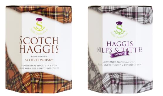 STAHLY Scotch Haggis with Scotch Whisky 410g & Mixed Haggis, Neeps & Tatties 410g