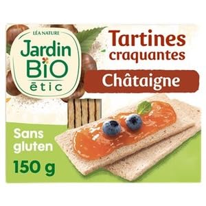 Jardin BiO étic Tartines Craquantes Châtaigne, Gluten Free, 150g