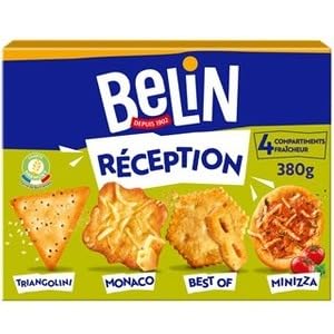 Belin Réception Variety Pack,Minizza,Triangolini,Monaco,Extra Fin,380g